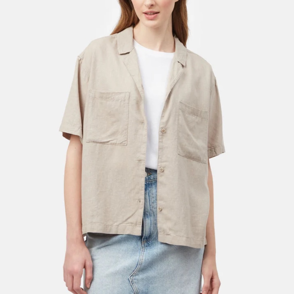 NWT Tentree Hemp Resort Shirt | Size: Small
